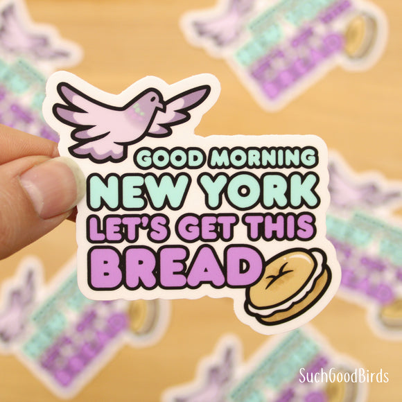NYC Pigeons - Good Morning New York Lets Get This Bread - 3