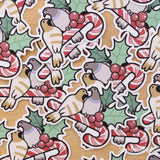 Christmas Birds "Two Turtle Doves" Pigeons - 3" Vinyl Sticker