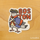 Boston Pigeon Revolutionary War Soldier - 3" Vinyl Sticker