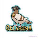 Oklahoma Pigeon - 3" Vinyl Sticker