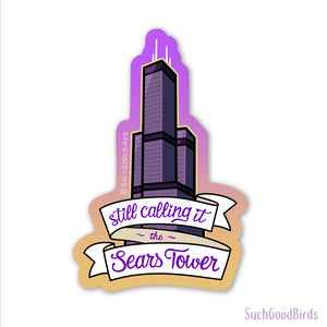 Chicago Sears Tower - 3.5" Vinyl Sticker