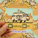 Western Breaking Bird  **4" Vinyl Sticker