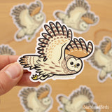 Barred Owl 3" Vinyl Sticker