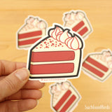 Red Velvet Cake 3" Vinyl Sticker