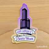 Chicago Sears Tower - 3.5" Vinyl Sticker