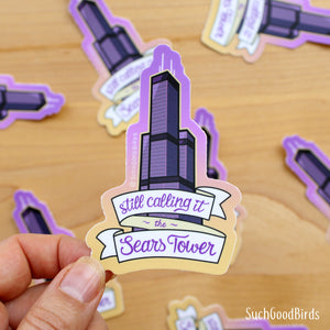 Chicago Sears Tower - 3.5" Vinyl Sticker