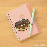 Chocolate Donut 3" Vinyl Sticker