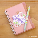 Be Kind to Yourself - Floral 3" Vinyl Sticker
