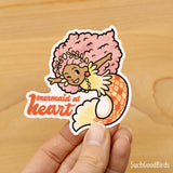 Mermaid at Heart - 3" Vinyl Sticker