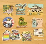 Western Roadrunner "Howdy Pardner" - 3" Vinyl Sticker