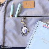 Seagulls Keychain- Seagull Screaming - 2" acrylic keyring