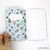 Pretty Polish A6 Mini Notebook - Crazy Chicken Lady