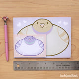 Pigeons - 2 Note Pad Set - large and small memopads