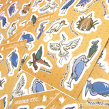 Herons 4" x 6" Vinyl Sticker Sheet